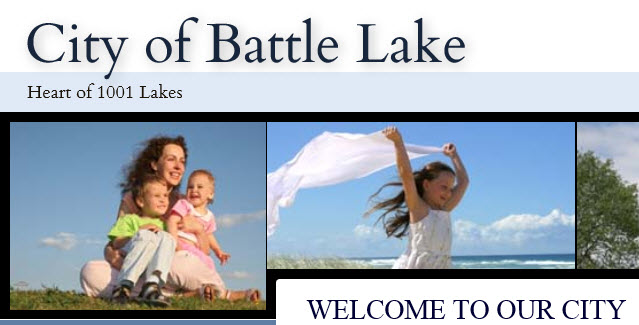 City of Battle Lake Logo